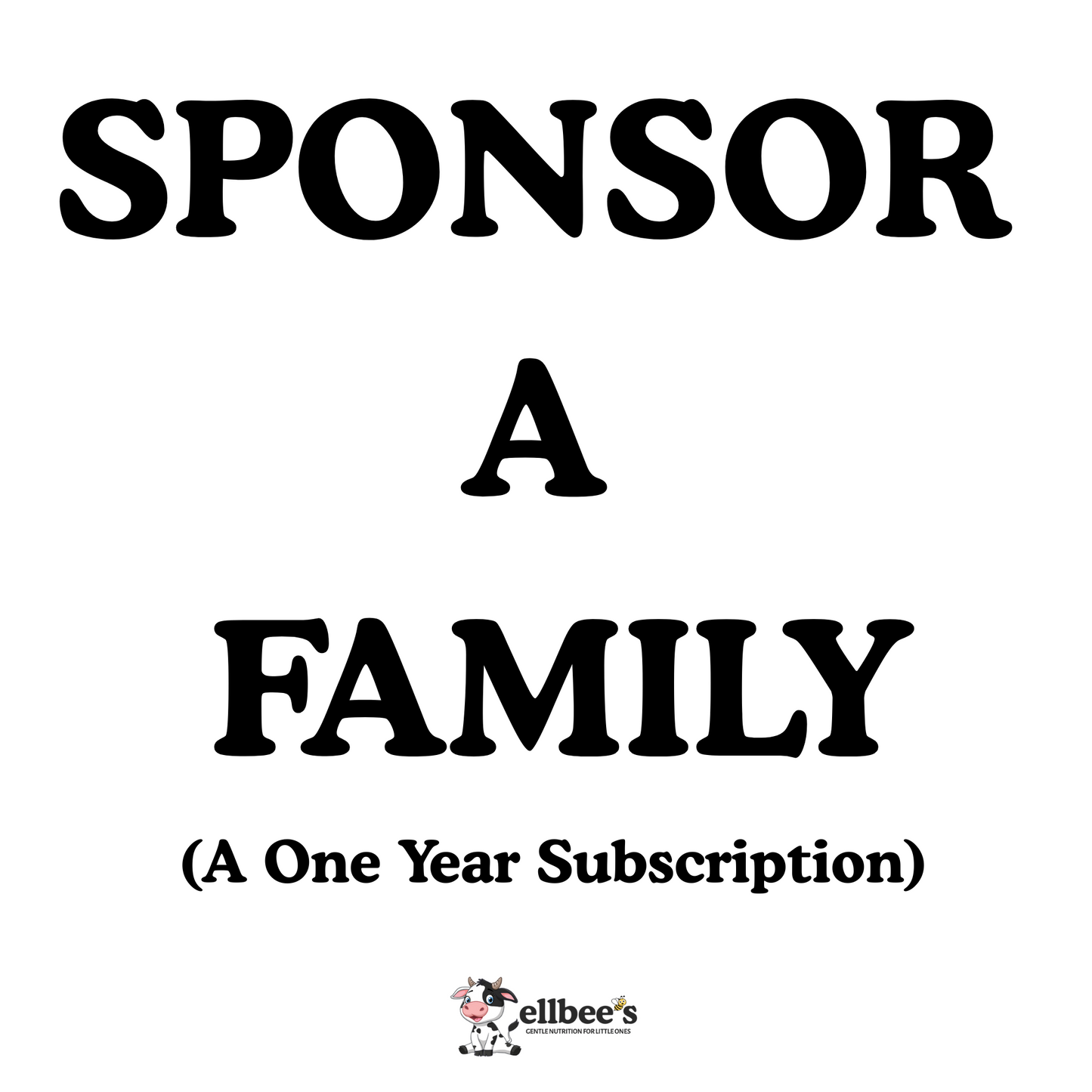 Sponsor A Family with Ellbee's!
